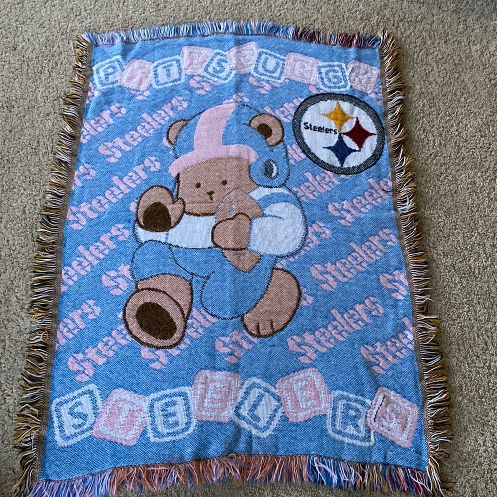 Pittsburgh Steelers Baby blanket.